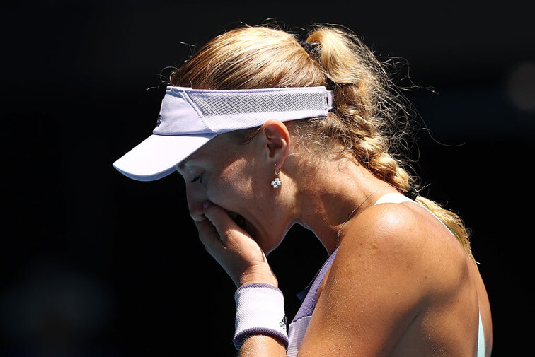 Kristina Mladenovic war nach ihrem Aus nicht gut auf die USTA zu sprechen Kristina Mladenovic bei den US Open