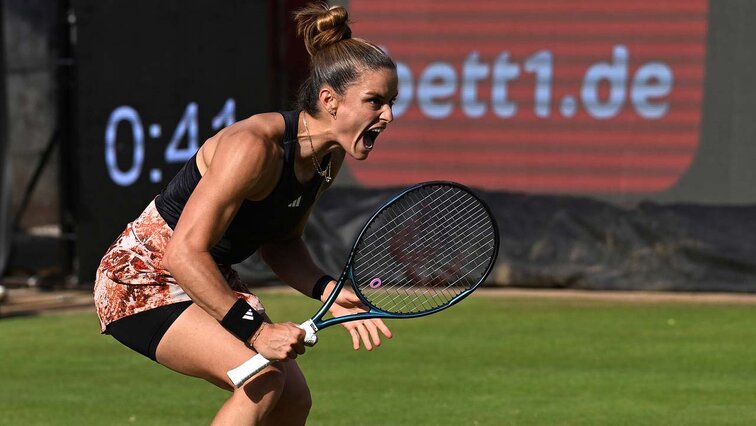 Maria Sakkari möchte am Samstag voll angreifen Maria Sakkari möchte am Samstag voll angreifen