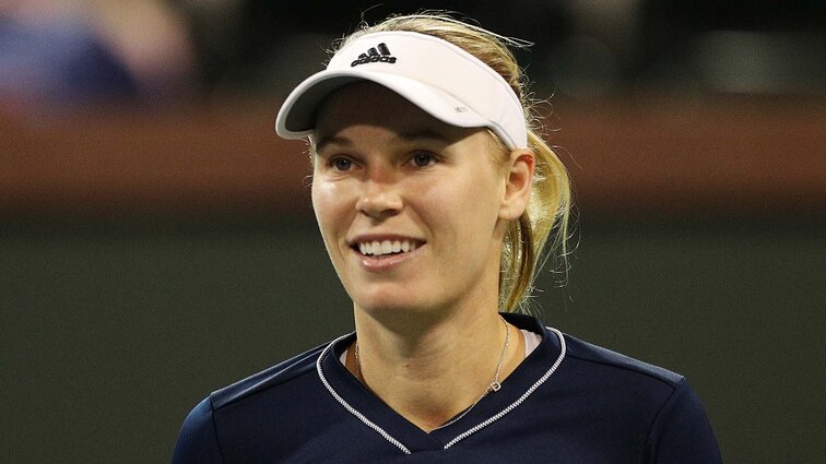 Caroline Wozniacki is in the Round of 16 in Charleston