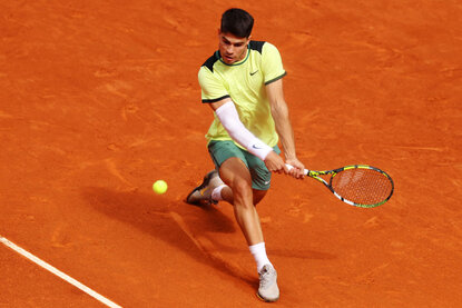 Carlos Alcaraz hatte in der zweiten Runde der Madrid Open keine Probleme mit dem Kasachen Alexander Shevchenko