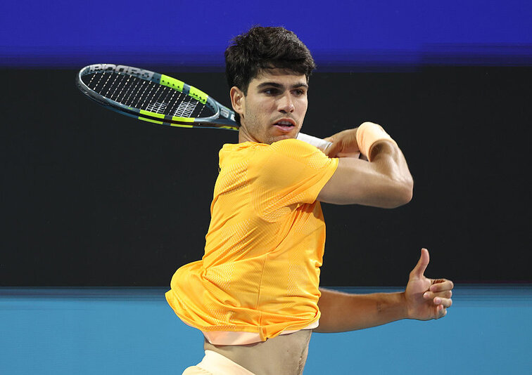 Carlos Alcaraz bereitet sich in seiner Heimat Murcia auf die europäische Sandplatzsaison vor