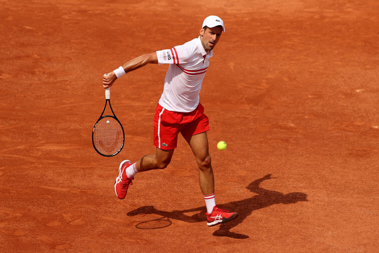 Novak Djokovic bei den French Open in Paris
