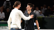 Flüchtige Bkanntschaft, die bis heute hält: Zlatan Ibrahimovic und Novak Djokovic 2013 in Paris