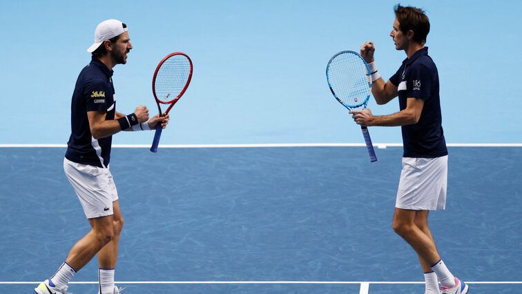 To the semi-finals on Friday? Jürgen Melzer and Edouard Roger-Vasselin