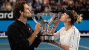 2020 eher getrennt und eher nicht in Perth: Roger Federer, Belinda Bencic