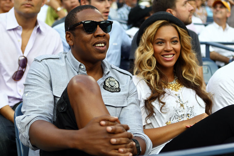 Auch Beyoncé und Ehemann Jay-Z sind begeisterte Tennisfans