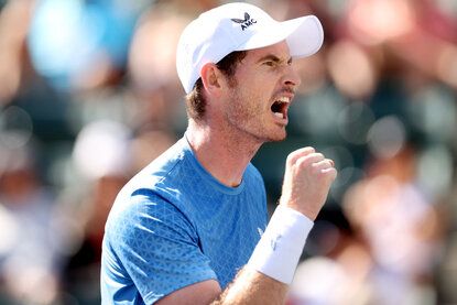 Andy Murray schlug Carlos Alcaraz in drei Sätzen Andy Murray schlug Carlos Alcaraz in drei Sätzen