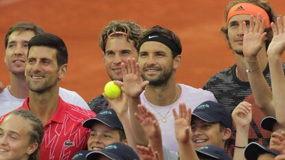 Novak Djokovic hat am Sonntag nicht mehr Tennis gespielt Novak Djokovic hat am Sonntag nicht mehr Tennis gespielt