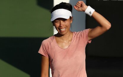 Su-Wei Hsieh Su-Wei Hsieh sah schon wie die sichere Verliererin aus