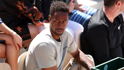 Gael Monfils ist bei den French Open nur noch Zuschauer Gael Monfils ist bei den French Open nur noch Zuschauer