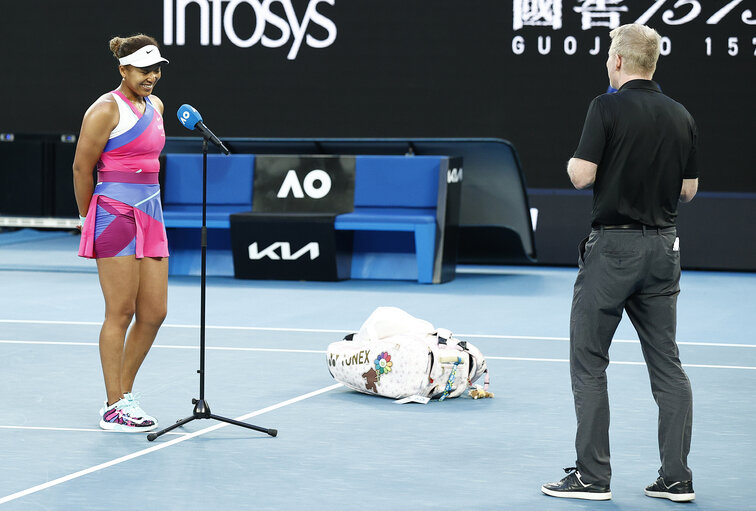 Naomi Osaka şu ana kadar Avustralya Açık'ta yürüyor.