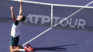 Jack Draper nach seinem Titelgewinn in Indian Wells