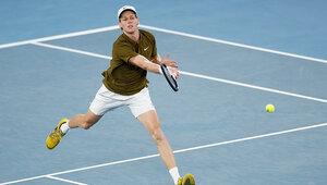 Jannik Sinner ließ gegen Ben Shelton nichts anbrennen