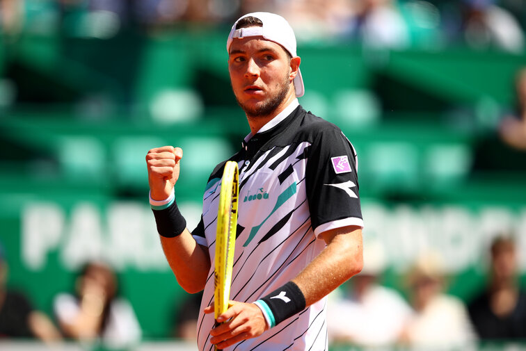 Jan-Lennard Struff spielte im Achtelfinale gegen Stefanos Tsitsipas