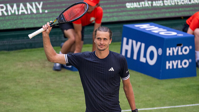 Mit einer durchwegs konzentrierten Leistung schaffte Alexander Zverev in Halle den Einzug ins Viertelfinale. Getty Images