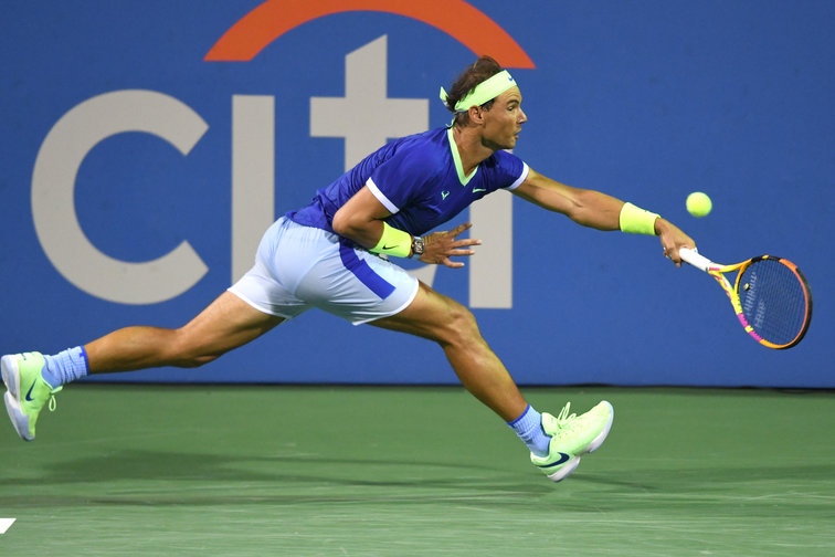Rafael Nadal complained of pain in his foot after his opening win in Washington