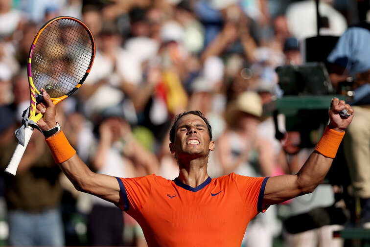 Rafael Nadal steht in Indian Wells im Achtelfinale