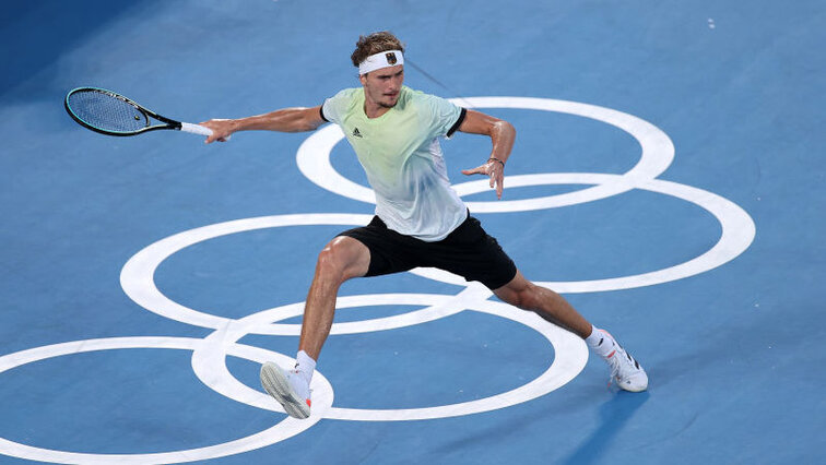 Alexander Zverev bei Olympia 2021 in Tokio