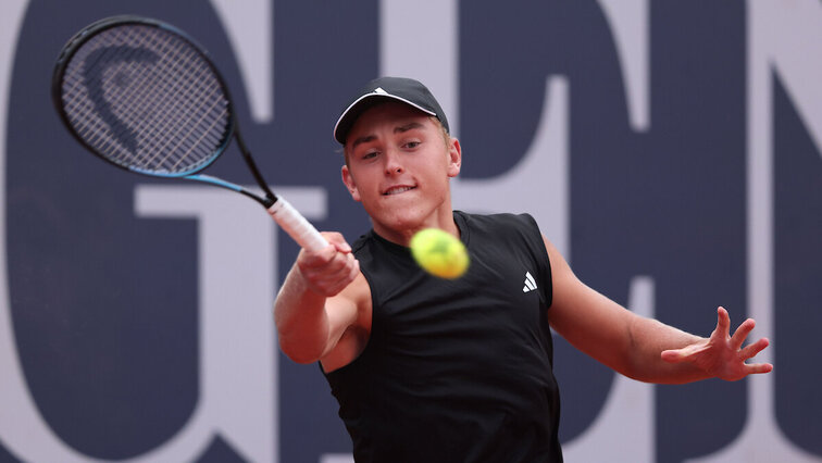Justin Engel steht im Viertelfinale des Challengers in Cassis Jürgen Hasenkopf