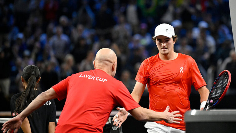 Joao Fonseca profitiert beim Laver Cup in San Francisco von der Erfahrung seines Teams. Joao Fonseca profitiert beim Laver Cup in San Francisco von der Erfahrung seines Teams.