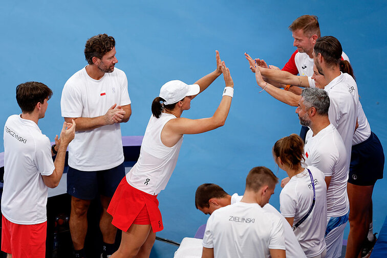 Iga Swiatek brachte Polen 1:0 in Führung