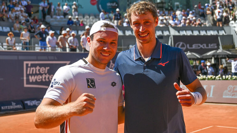 Lucas Miedler und Marc Polmans bei ihrem Turniersieg in Kitzbühel
