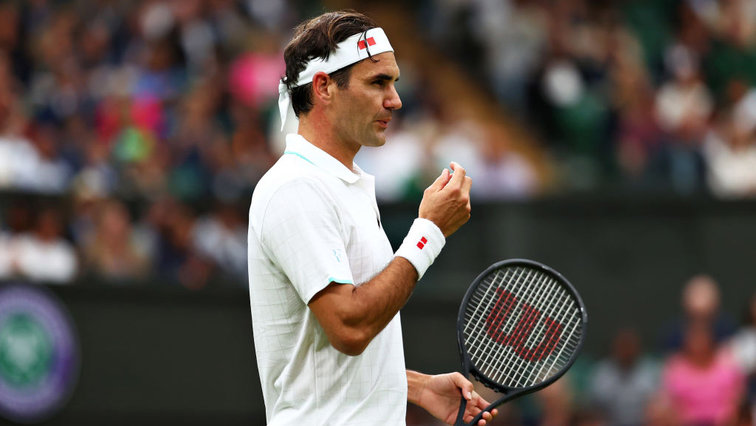 Durchpusten, weitermachen - Roger Federer spielt nun gegen Richard Gasquet