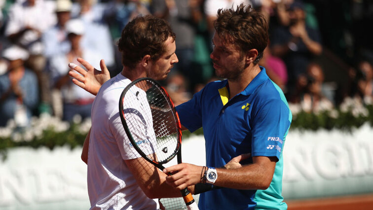2017 hat Stan Wawrinka in Paris die Oberhand über Andy Murray behalten In 2017 Stan Wawrinka got the upper hand over Andy Murray in Paris