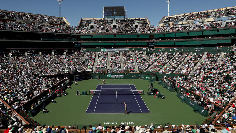 Top tennis in front of full ranks - that's how we know Indian Wells