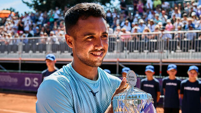 Hugo Dellien sicherte sich den Titel bei den Bonn Open