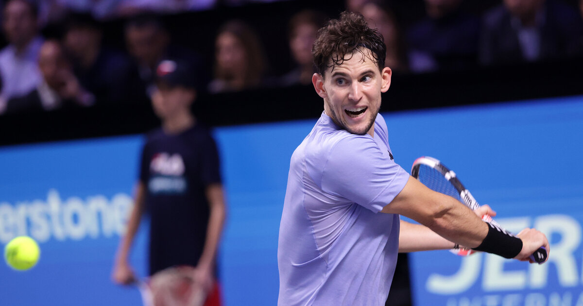 ATP Masters ParisBercy Thiem trifft zum QualiAuftakt auf Sonego