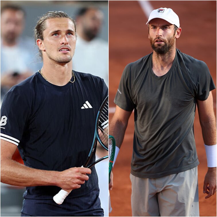 Alexander Zverev misst sich mit Quentin Halys Alexander Zverev misst sich mit Quentin Halys