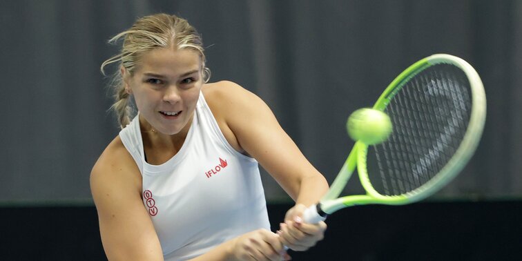 Ekaterina Perelygina am Montag im österreichischen Nationaltrikot Ekaterina Perelygina am Montag im österreichischen Nationaltrikot