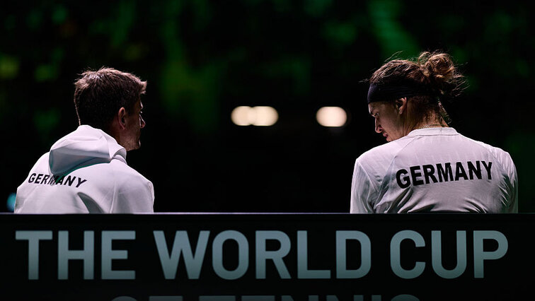 Michael Kohlmann mit Alexander Zverev beim Davis-Cup-Finale 2025 Michael Kohlmann mit Alexander Zverev beim Davis-Cup-Finale 2025