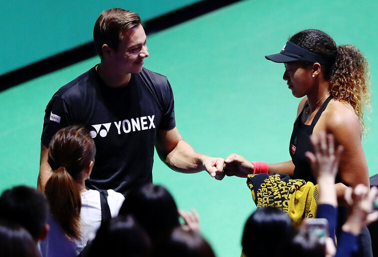 Erfolgsgespann in Melbourne: Sascha Bajin und Naomi Osaka Sascha Bajin, Naomi Osaka
