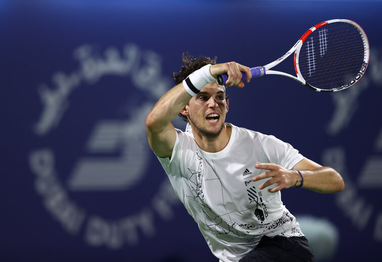 Dominic Thiem bekam es in Runde eins von Winston-Salem mit J.J. Wolf zu tun Dominic Thiem bekam es in Runde eins von Winston-Salem mit J.J. Wolf zu tun