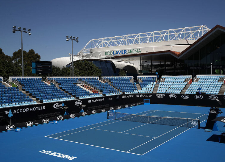 Court 3 bei den Australian Open