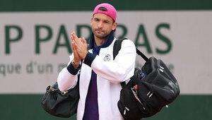 Grigor Dimitrov hatte mal wieder Pech
