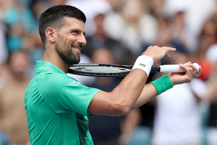 Novak Djokovic steht in Miami im Finale