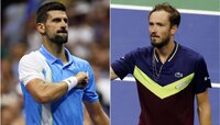 Novak Djokovic und Daniil Medvedev spielen um den Titel Novak Djokovic und Daniil Medvedev spielen um den Titel