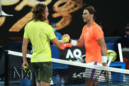 Stefanos Tsitsipas überholte Rafael Nadal in der Weltrangliste Stefanos Tsitsipas überholte Rafael Nadal in der Weltrangliste