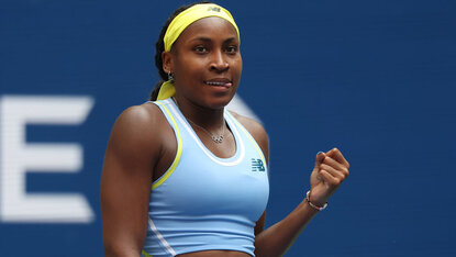 Coco Gauff am Freitag in Flushing Meadows Coco Gauff am Freitag in Flushing Meadows