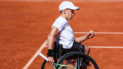 Maximilian Taucher darf in Roland-Garros seinen Finaleinzg bejubeln