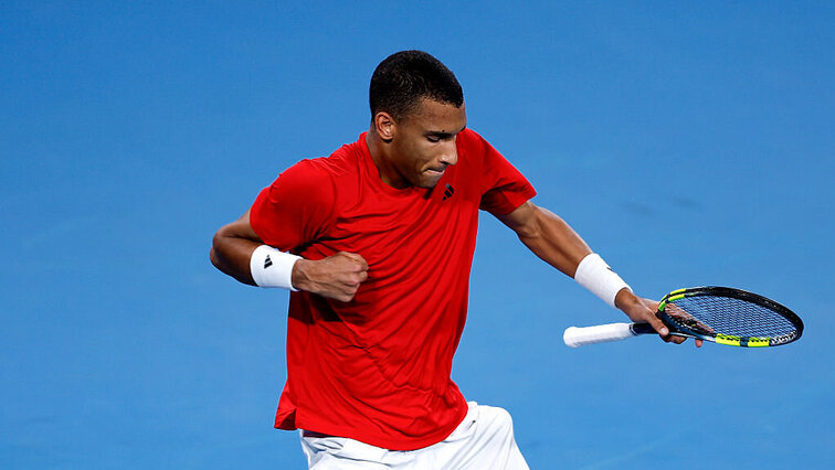 Felix Auger-Aliassime fühlt sich in Montpellier sehr wohl.