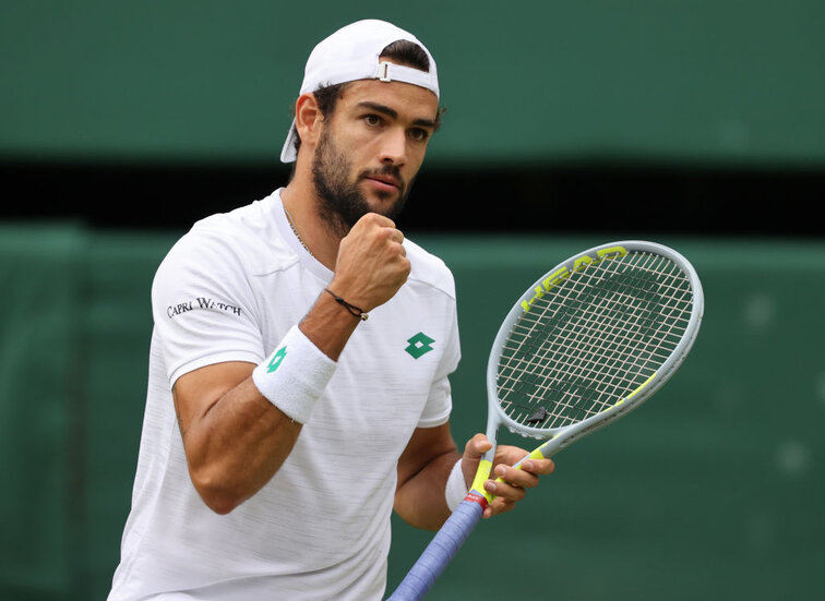 Matteo Berrettini in Wimbledon