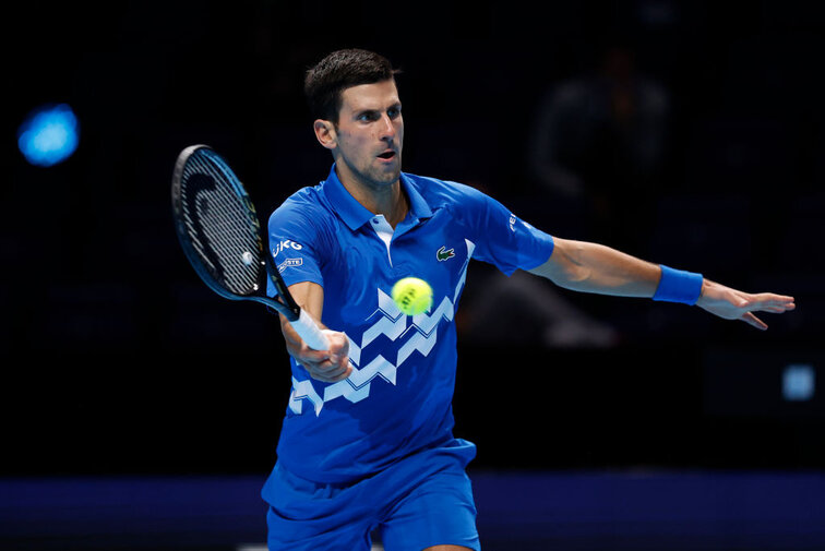 Novak Djokovic bei den ATP Finals in London