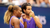 Serena Williams und Carlos Alcaraz begeisterten gemeinsam das Publikum.