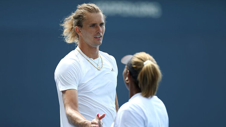 Alexander Zverev scheiterte in der ersten Runde des Mixed-Wettbewerbs der US Open mit Partnerin Taylor Townsend.