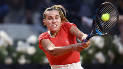 Sofia Kenin hat in Rom ein Ausrufezeichen gesetzt Sofia Kenin hat in Rom ein Ausrufezeichen gesetzt