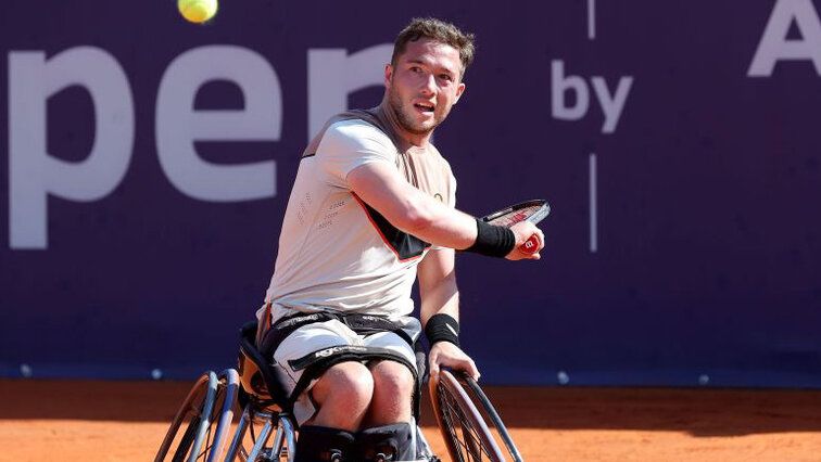 Alfie Hewett at the tournament in Munich